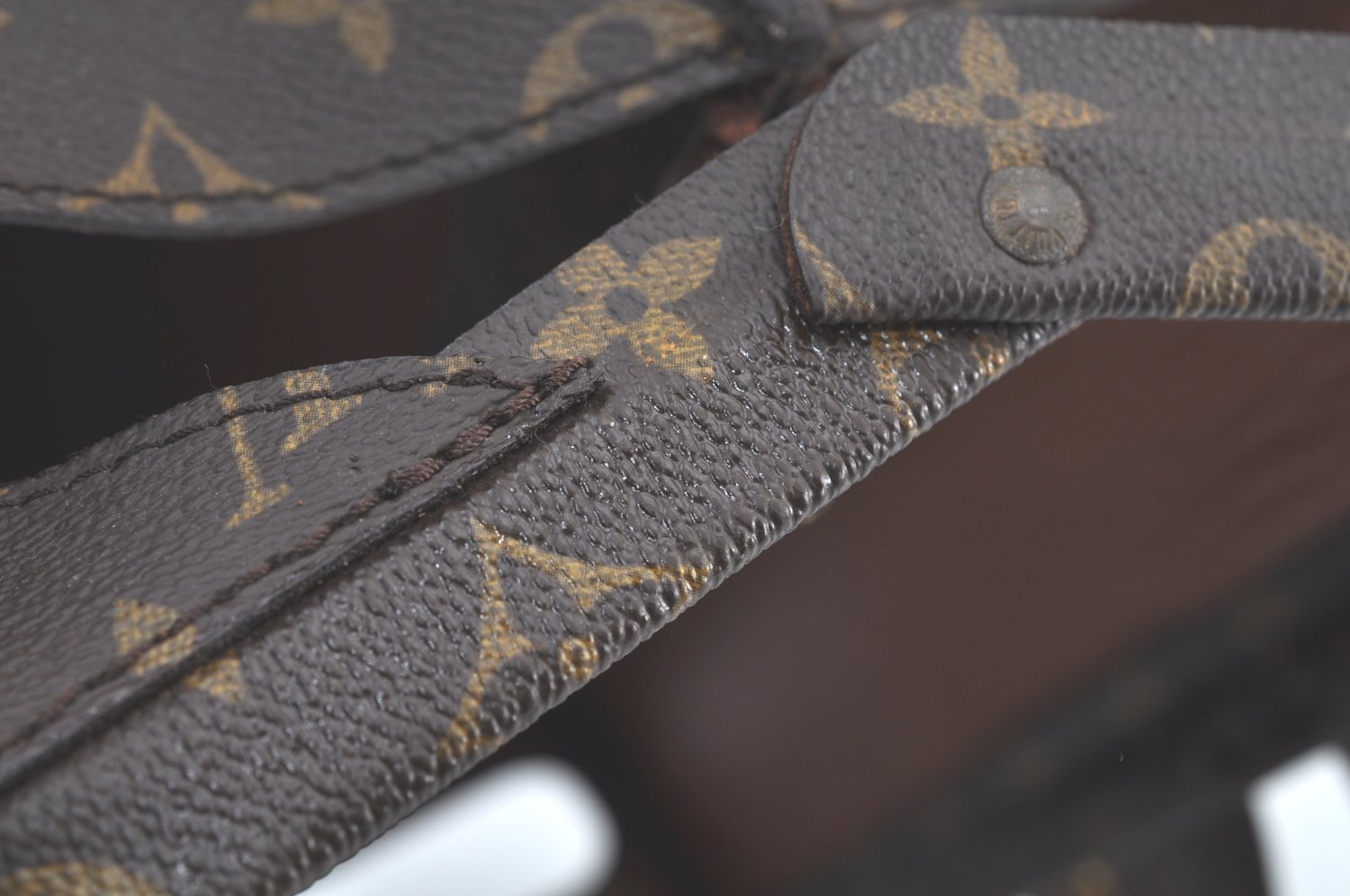 Authentic Louis Vuitton Monogram Serviette Fermoir Briefcase M53305 LV K9575