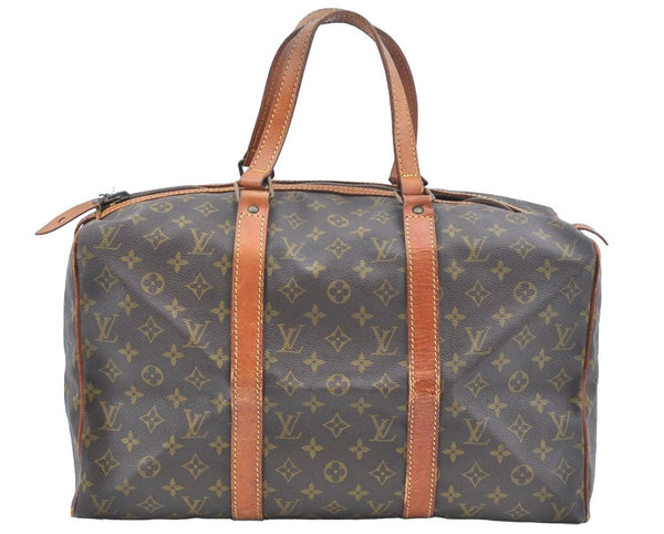 Authentic Louis Vuitton Monogram Sac Souple 45 Hand Boston Bag Old Model K9576