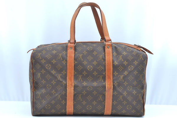 Authentic Louis Vuitton Monogram Sac Souple 45 Hand Boston Bag Old Model K9576