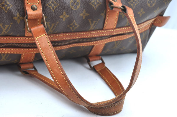 Authentic Louis Vuitton Monogram Sac Souple 45 Hand Boston Bag Old Model K9576