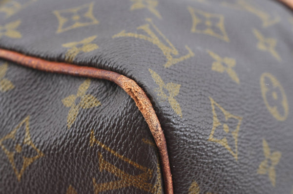 Authentic Louis Vuitton Monogram Sac Souple 45 Hand Boston Bag Old Model K9576