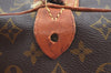 Authentic Louis Vuitton Monogram Sac Souple 45 Hand Boston Bag Old Model K9576