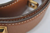 Authentic HERMES Collier De Chien Leather Belt Size 65cm 24.6-26" Brown K9577