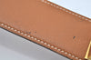 Authentic HERMES Collier De Chien Leather Belt Size 65cm 24.6-26" Brown K9577