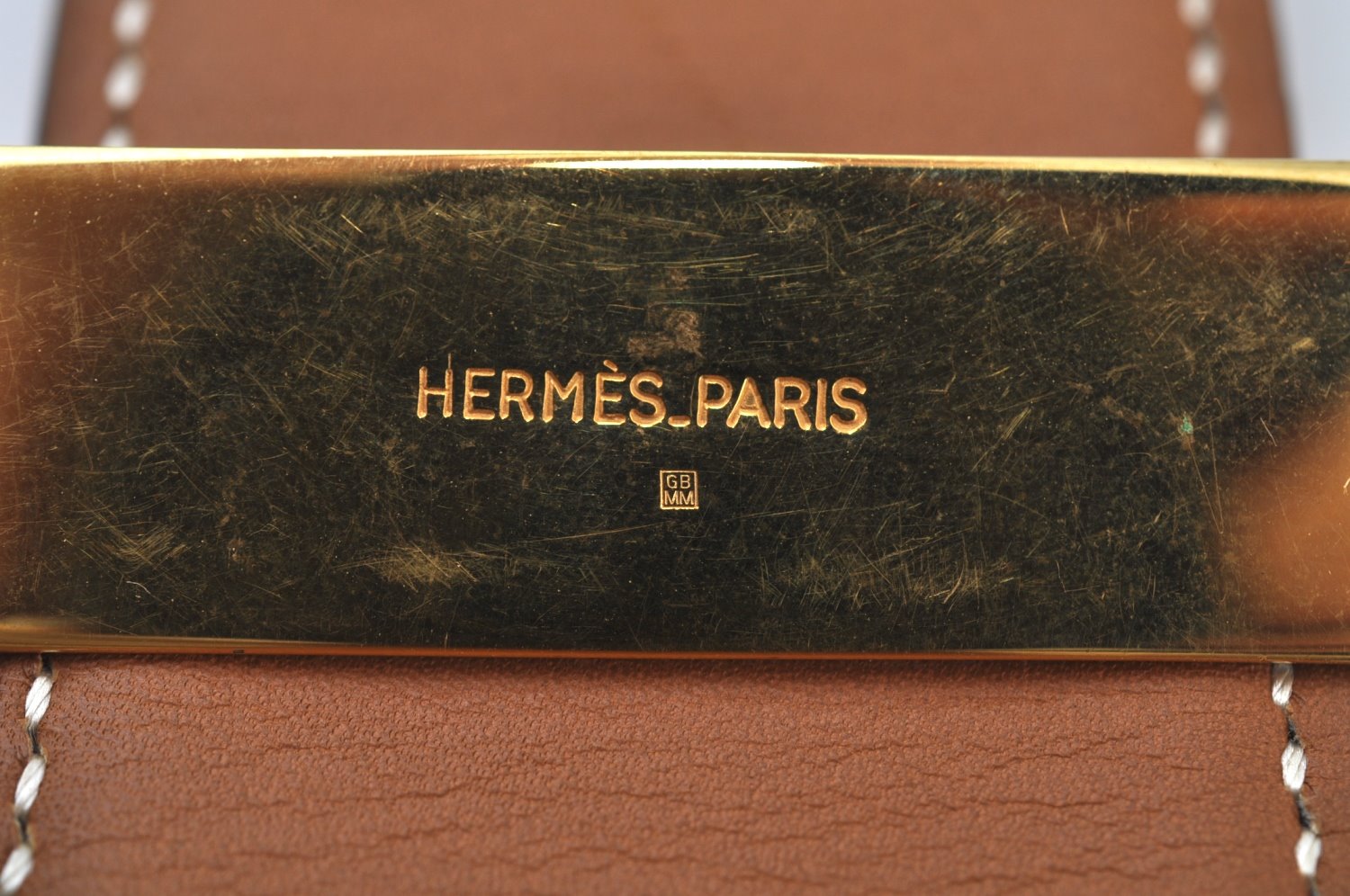 Authentic HERMES Collier De Chien Leather Belt Size 65cm 24.6-26