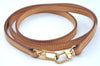 Authentic Louis Vuitton Leather Shoulder Strap Beige 46.9" LV K9578