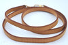 Authentic Louis Vuitton Leather Shoulder Strap Beige 46.9" LV K9578