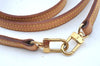 Authentic Louis Vuitton Leather Shoulder Strap Beige 46.9" LV K9578