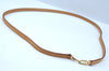 Authentic Louis Vuitton Leather Shoulder Strap Beige 46.9" LV K9578