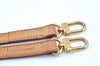 Authentic Louis Vuitton Leather Shoulder Strap Beige 46.9" LV K9578