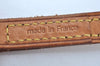 Authentic Louis Vuitton Leather Shoulder Strap Beige 46.9" LV K9578