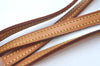 Authentic Louis Vuitton Leather Shoulder Strap Beige 46.9" LV K9578