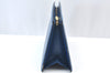 Authentic Louis Vuitton Epi Trousse Crete Clutch Bag Blue M48405 LV Junk K9579