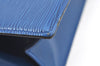 Authentic Louis Vuitton Epi Trousse Crete Clutch Bag Blue M48405 LV Junk K9579