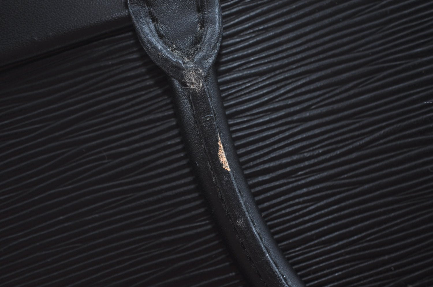 Authentic Louis Vuitton Epi Riviera Hand Bag Black M48182 LV Junk K9580