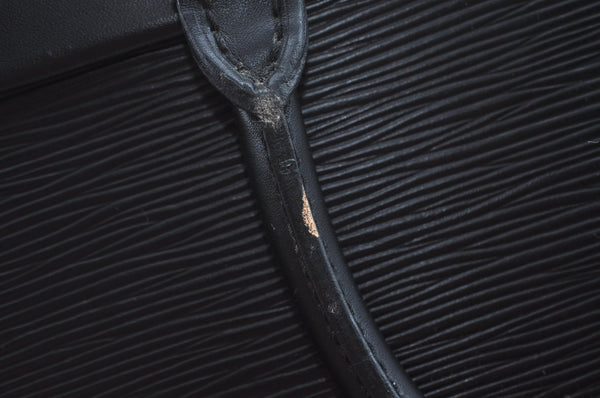 Authentic Louis Vuitton Epi Riviera Hand Bag Black M48182 LV Junk K9580