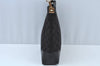 Authentic GUCCI Shoulder Bag GG Canvas Leather Black K9582