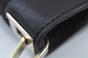 Authentic GUCCI Shoulder Bag GG Canvas Leather Black K9582