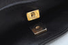 Authentic GUCCI Shoulder Bag GG Canvas Leather Black K9582