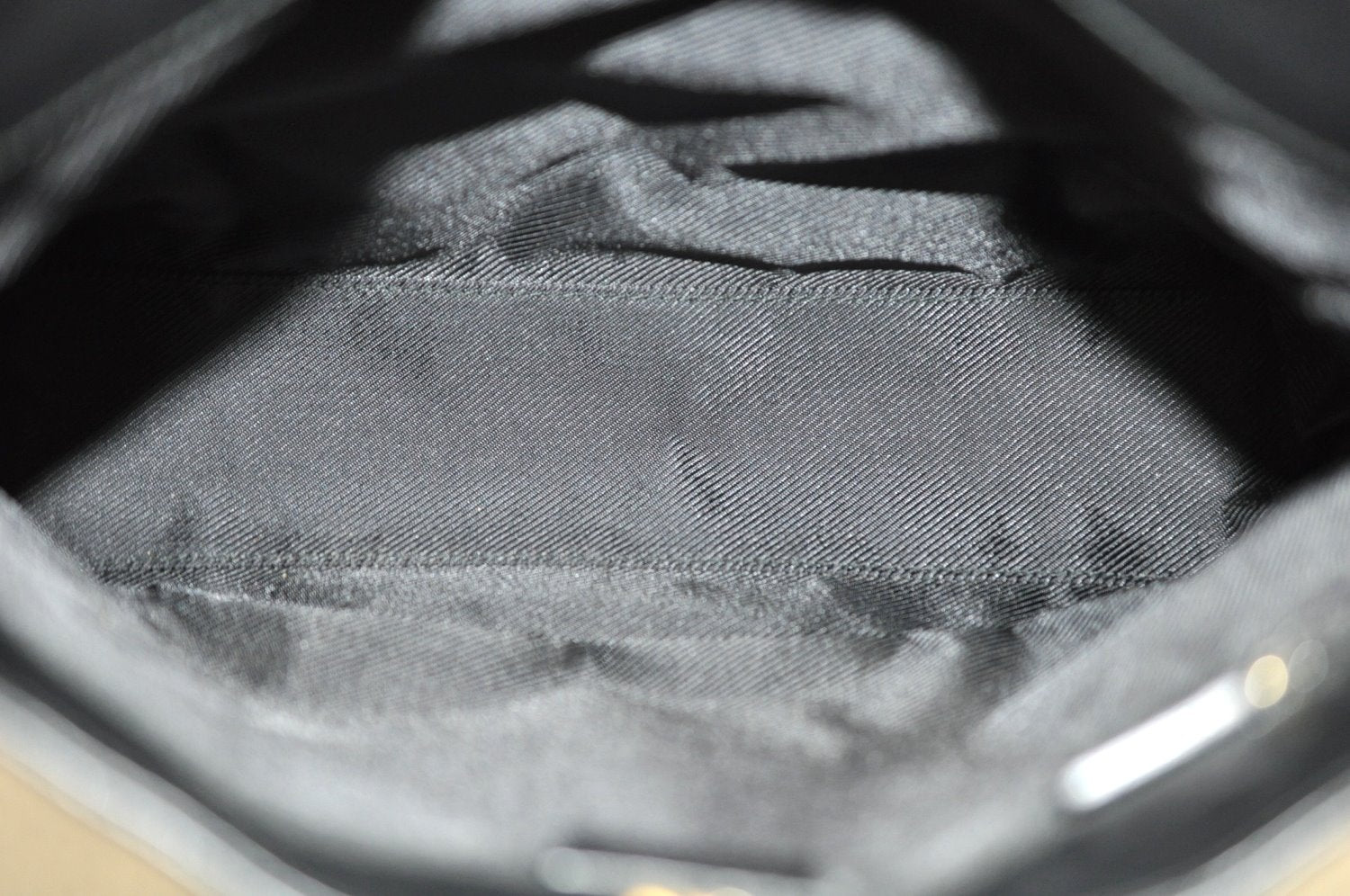 Authentic GUCCI Shoulder Bag GG Canvas Leather Black K9582