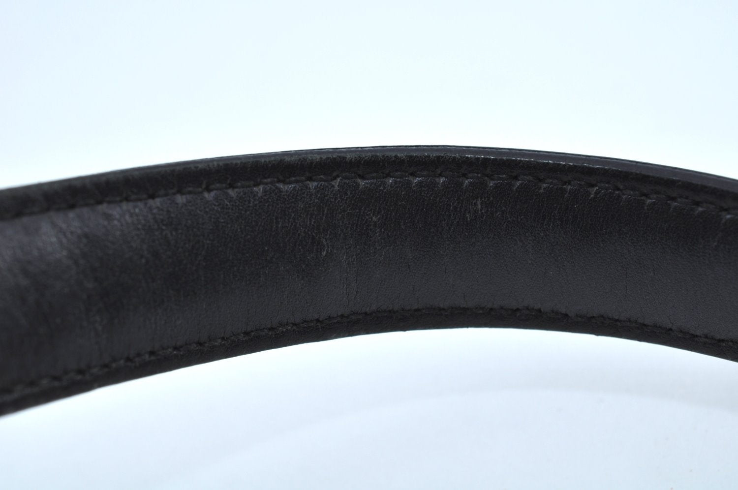 Authentic GUCCI Shoulder Bag GG Canvas Leather 0014231 Black Junk K9583