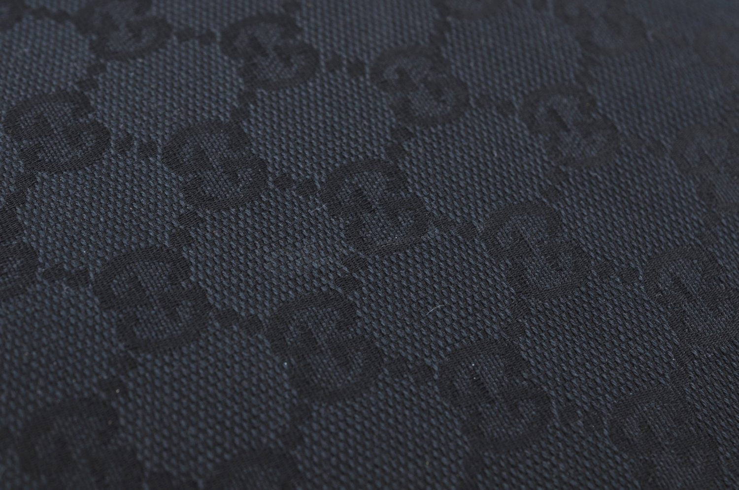 Authentic GUCCI Shoulder Bag GG Canvas Leather 0014231 Black Junk K9583