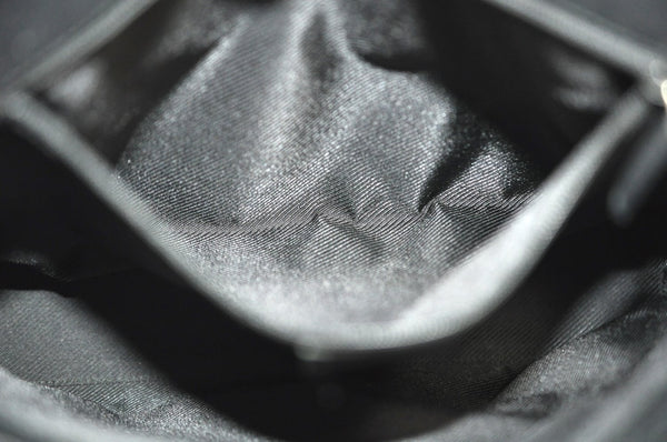 Authentic GUCCI Shoulder Bag GG Canvas Leather 0014231 Black Junk K9583