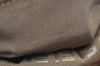 Authentic FENDI Zucchino Shoulder Bag Purse Canvas Leather Beige K9584