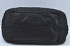 Authentic BOTTEGA VENETA Intrecciato Leather Shoulder Hand Bag Black K9586