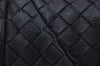 Authentic BOTTEGA VENETA Intrecciato Leather Shoulder Hand Bag Black K9586