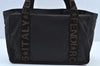 Authentic FENDI Shoulder Bag Nylon Black K9587