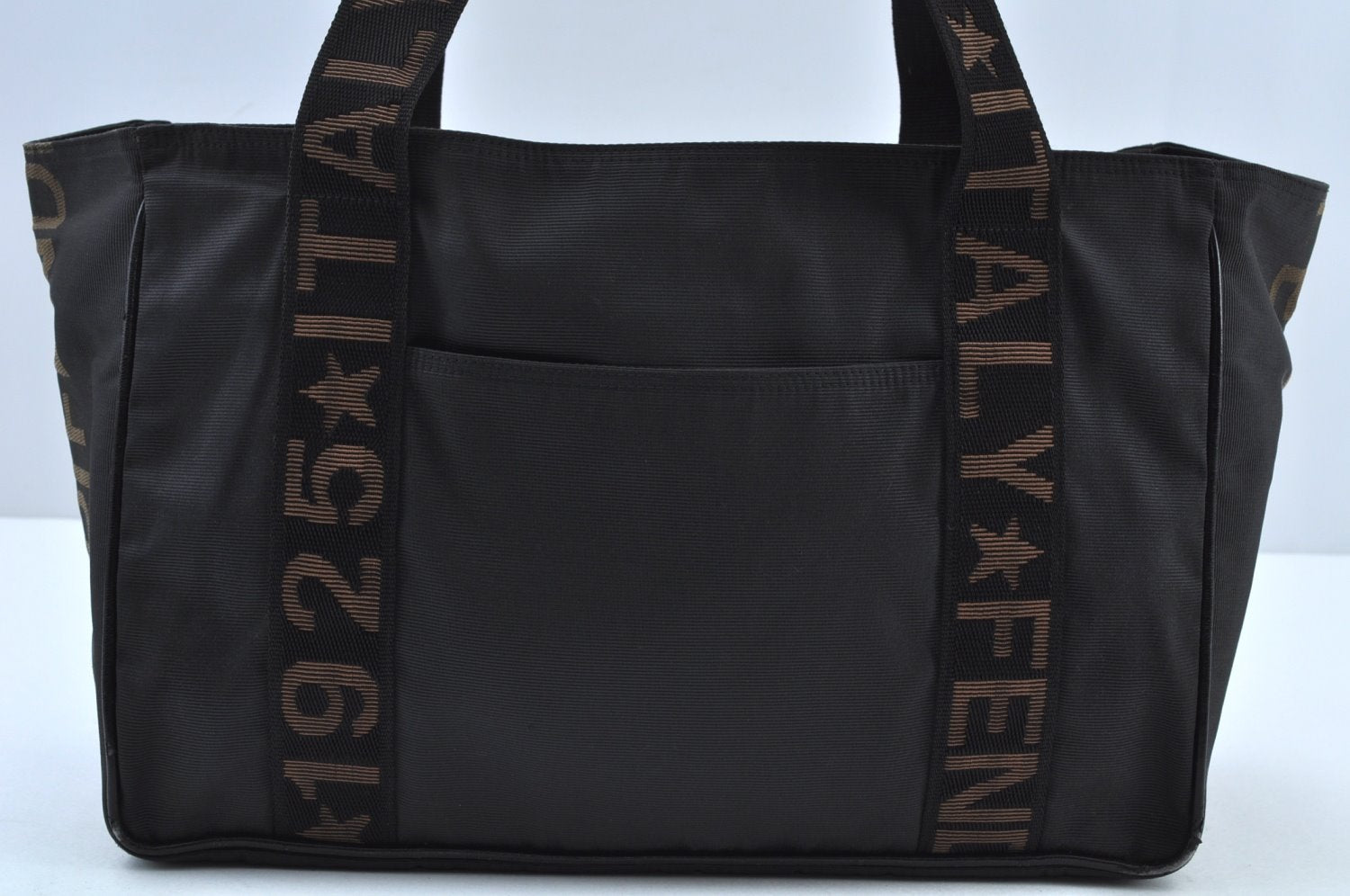 Authentic FENDI Shoulder Bag Nylon Black K9587