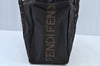 Authentic FENDI Shoulder Bag Nylon Black K9587