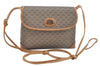 Authentic GUCCI Micro GG PVC Leather Shoulder Cross Body Bag Brown Junk K9590