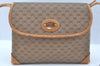 Authentic GUCCI Micro GG PVC Leather Shoulder Cross Body Bag Brown Junk K9590