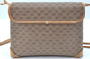 Authentic GUCCI Micro GG PVC Leather Shoulder Cross Body Bag Brown Junk K9590