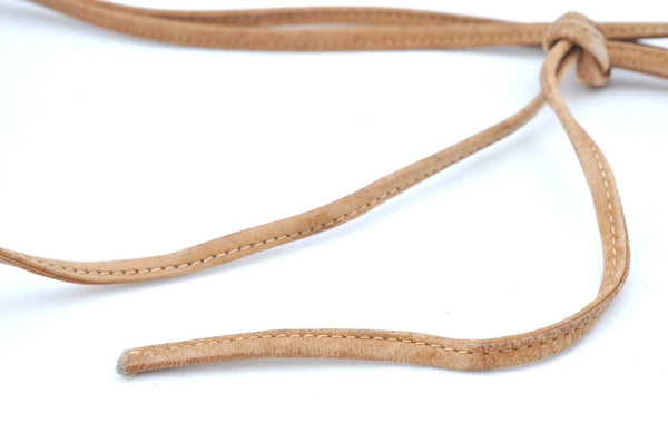 Authentic GUCCI Micro GG PVC Leather Shoulder Cross Body Bag Brown Junk K9590