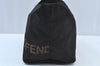 Authentic FENDI Shoulder Bag Nylon Purse Black K9592