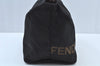 Authentic FENDI Shoulder Bag Nylon Purse Black K9592