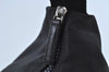 Authentic FENDI Shoulder Bag Nylon Purse Black K9592