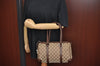 Authentic GUCCI HandBag Canvas Leather Brown K9594