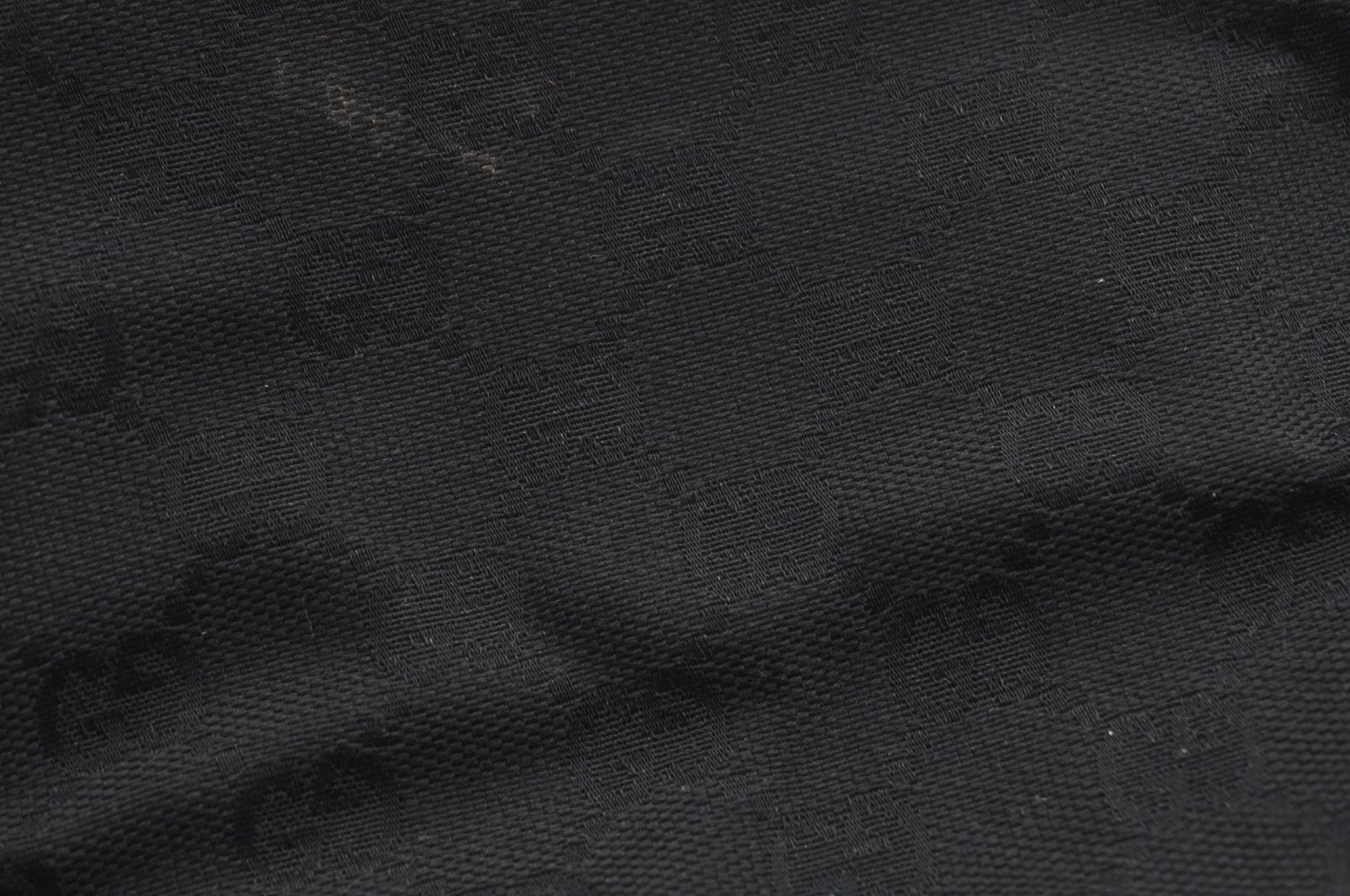 Authentic GUCCI Hand Bag GG Canvas Leather 109143 Black K9600