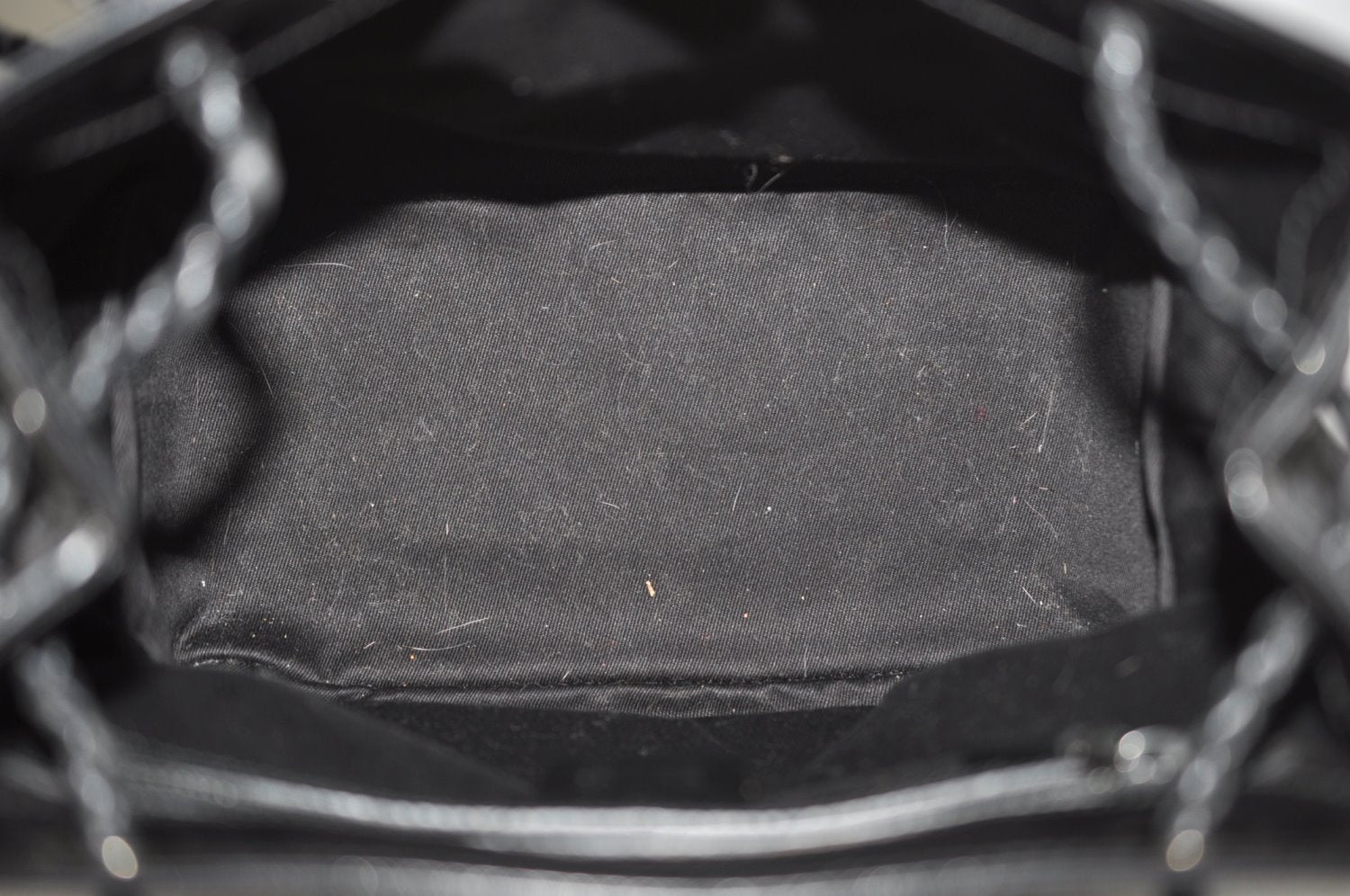 Authentic GUCCI Hand Bag GG Canvas Leather 109143 Black K9600