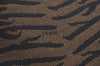 Authentic FENDI Vintage Zebra Pattern Hand Bag Purse Canvas Leather Brown K9603