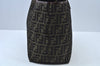 Authentic FENDI Zucca Shoulder Tote Bag Canvas Brown K9604