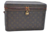 Auth Louis Vuitton Monogram Train Case Cosmetics Vanity Bag M23570 LV Junk K9607