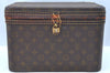 Auth Louis Vuitton Monogram Train Case Cosmetics Vanity Bag M23570 LV Junk K9607