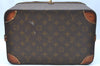 Auth Louis Vuitton Monogram Train Case Cosmetics Vanity Bag M23570 LV Junk K9607