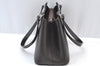 Authentic NINA RICCI Shoulder Hand Bag Leather Brown K9611