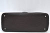 Authentic NINA RICCI Shoulder Hand Bag Leather Brown K9611